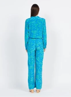 Suncoo LISA - Blouse Van Viscose Met Bloemenmotief | Blauw -MORGAN Verkoop 3980194