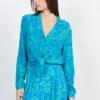 Suncoo LISA - Blouse Van Viscose Met Bloemenmotief | Blauw -MORGAN Verkoop 3980198