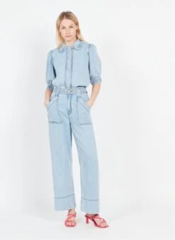 Suncoo LIETTE - Blouse Met Peterpankraagje | Jeans Onbewerkt 10 Suncoo LIETTE - Blouse Met Peterpankraagje | Jeans Onbewerkt -MORGAN Verkoop 3980719