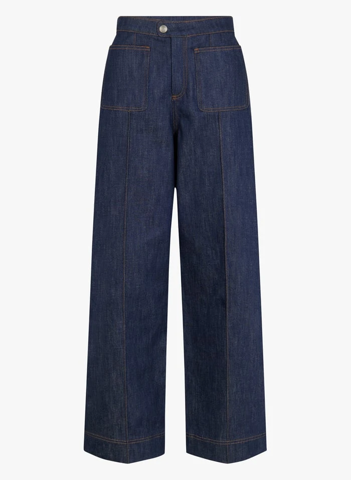 Soeur HARRY - Wijde Jeans Katoenblend | Jeans Onbewerkt 6 Soeur HARRY - Wijde Jeans Katoenblend | Jeans Onbewerkt - Afbeelding 4