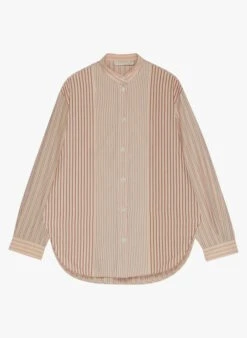Vanessa Bruno LIDIANE - Wijd, Gestreept Overhemd Van Katoen | Beige 11 Vanessa Bruno LIDIANE - Wijd, Gestreept Overhemd Van Katoen | Beige -MORGAN Verkoop 3995950