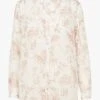 Banana Moon GARY BRANSON - Rechte, Katoenen Blouse Met Print | Wit