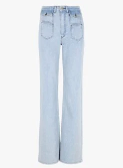 Reiko WILLOW - Wijde Jeans Met Verwassen Effect Katoenblend | Jeans Verschoten 11 Reiko WILLOW - Wijde Jeans Met Verwassen Effect Katoenblend | Jeans Verschoten -MORGAN Verkoop 4002671