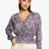 MORGAN OLIA - Blouse Met V-hals En Paisleyprint | Veelkleurig -MORGAN Verkoop 4003527