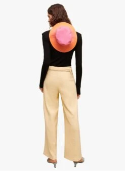 Maje PILLO - Broek Van Tweed | Geel -MORGAN Verkoop 4003732