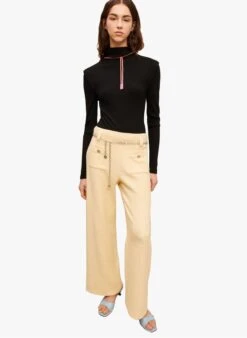 Maje PILLO - Broek Van Tweed | Geel -MORGAN Verkoop 4003733