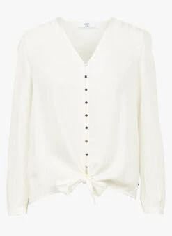 LE TEMPS DES CERISES TALA - Viscose Top Met Knoopsluiting | Wit 9 LE TEMPS DES CERISES TALA - Viscose Top Met Knoopsluiting | Wit -MORGAN Verkoop 4004101
