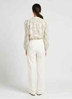 MAISON 123 LIVIA - Wijde Broek Met Hoge Taille | Beige 15 MAISON 123 LIVIA - Wijde Broek Met Hoge Taille | Beige -MORGAN Verkoop 4008252