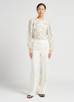 MAISON 123 LIVIA - Wijde Broek Met Hoge Taille | Beige 14 MAISON 123 LIVIA - Wijde Broek Met Hoge Taille | Beige -MORGAN Verkoop 4008253