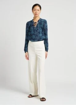 MAISON 123 LIVIA - Wijde Broek Met Hoge Taille | Beige 18 MAISON 123 LIVIA - Wijde Broek Met Hoge Taille | Beige -MORGAN Verkoop 4008263