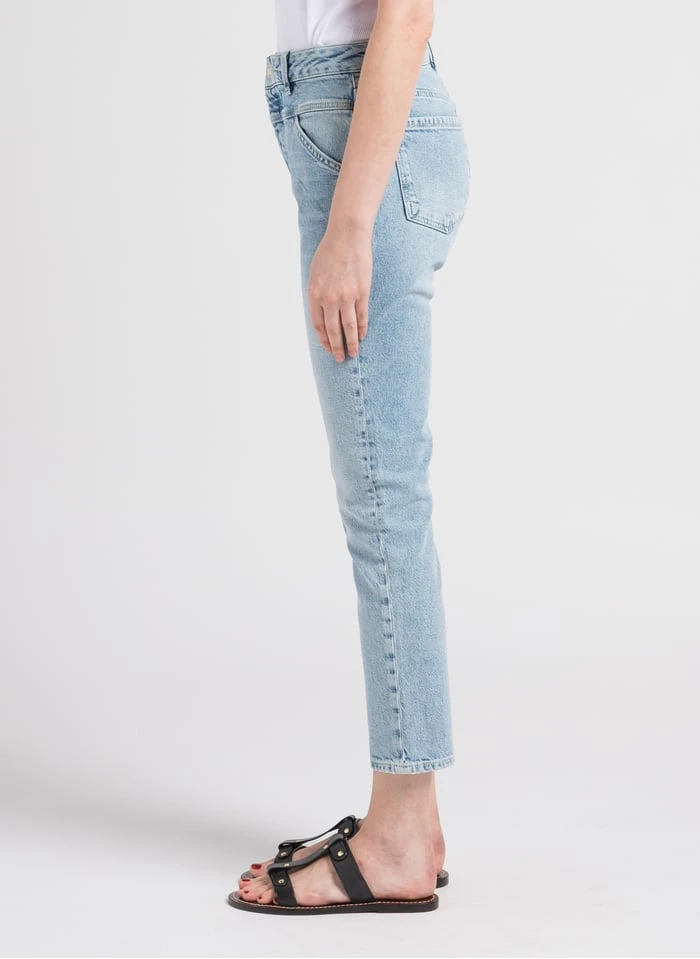 Reiko HARRY - Mom-fit Jeans Met Hoge Taille Katoenblend | Jeans Verschoten 5 Reiko HARRY - Mom-fit Jeans Met Hoge Taille Katoenblend | Jeans Verschoten - Afbeelding 3