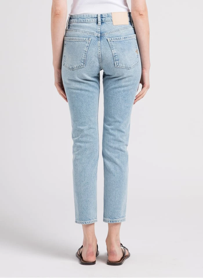 Reiko HARRY - Mom-fit Jeans Met Hoge Taille Katoenblend | Jeans Verschoten 4 Reiko HARRY - Mom-fit Jeans Met Hoge Taille Katoenblend | Jeans Verschoten - Afbeelding 2