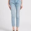 Reiko HARRY - Mom-fit Jeans Met Hoge Taille Katoenblend | Jeans Verschoten -MORGAN Verkoop 4008594