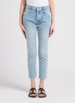 Reiko HARRY - Mom-fit Jeans Met Hoge Taille Katoenblend | Jeans Verschoten
