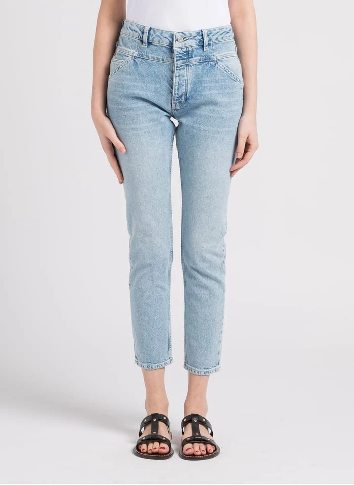 Reiko HARRY - Mom-fit Jeans Met Hoge Taille Katoenblend | Jeans Verschoten 3 Reiko HARRY - Mom-fit Jeans Met Hoge Taille Katoenblend | Jeans Verschoten