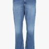 CARA - Flared Jeans Met Verwassen Effect Katoenblend | Jeans Verschoten