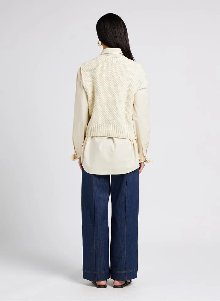 Soeur HARRY - Wijde Jeans Katoenblend | Jeans Onbewerkt 8 Soeur HARRY - Wijde Jeans Katoenblend | Jeans Onbewerkt - Afbeelding 6