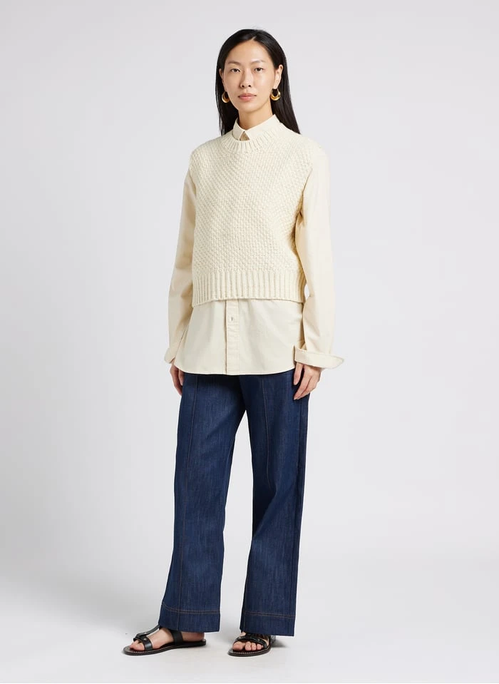 Soeur HARRY - Wijde Jeans Katoenblend | Jeans Onbewerkt 7 Soeur HARRY - Wijde Jeans Katoenblend | Jeans Onbewerkt - Afbeelding 5