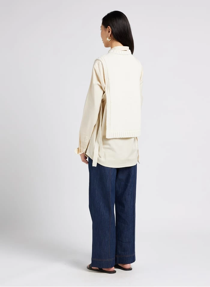 Soeur HARRY - Wijde Jeans Katoenblend | Jeans Onbewerkt 10 Soeur HARRY - Wijde Jeans Katoenblend | Jeans Onbewerkt - Afbeelding 8