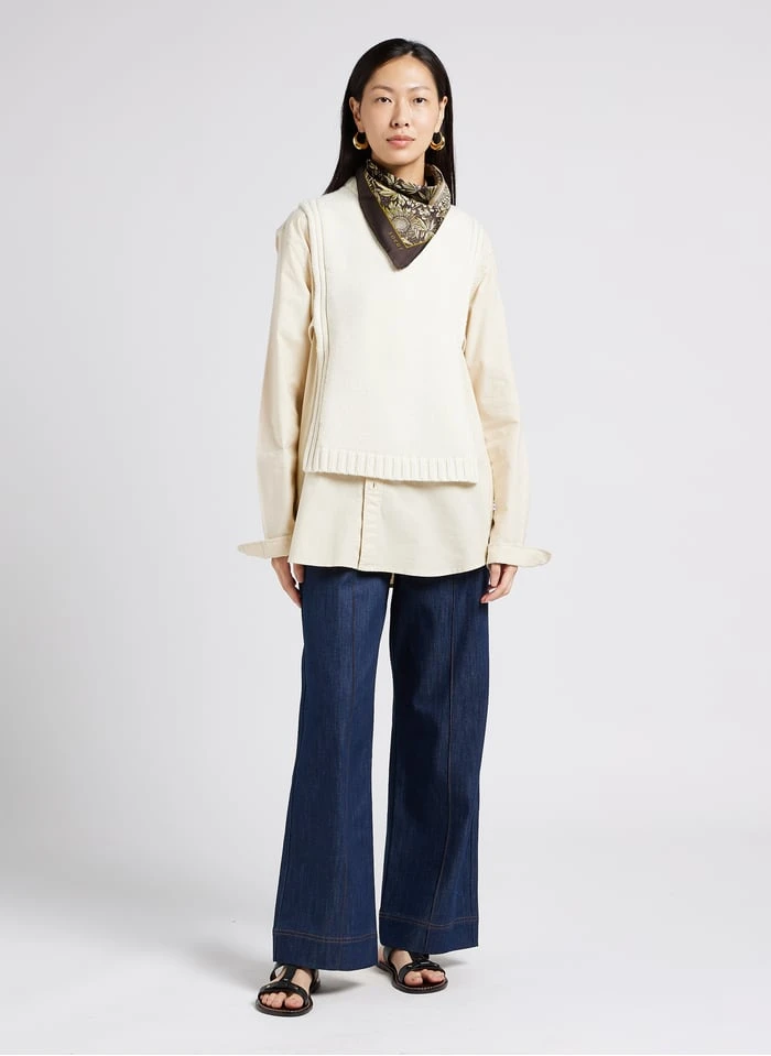 Soeur HARRY - Wijde Jeans Katoenblend | Jeans Onbewerkt 9 Soeur HARRY - Wijde Jeans Katoenblend | Jeans Onbewerkt - Afbeelding 7