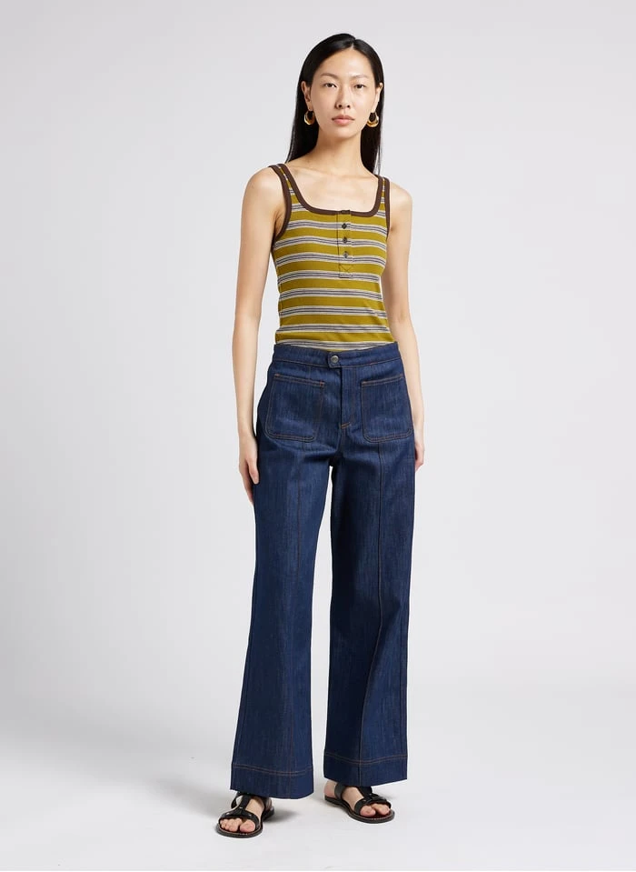 Soeur HARRY - Wijde Jeans Katoenblend | Jeans Onbewerkt 11 Soeur HARRY - Wijde Jeans Katoenblend | Jeans Onbewerkt - Afbeelding 9