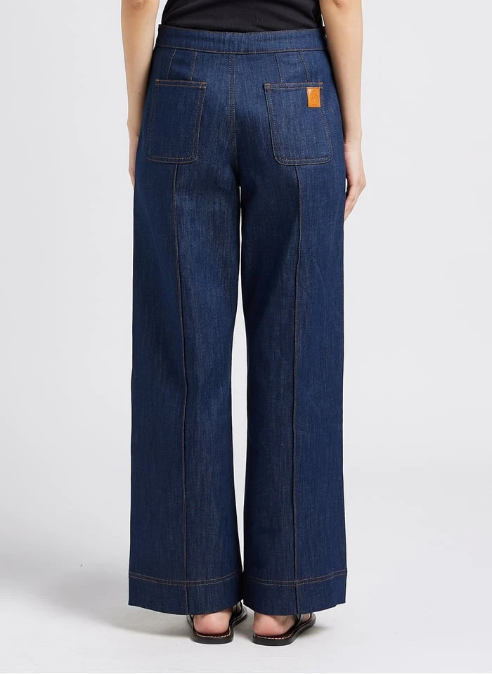 Soeur HARRY - Wijde Jeans Katoenblend | Jeans Onbewerkt 4 Soeur HARRY - Wijde Jeans Katoenblend | Jeans Onbewerkt - Afbeelding 2