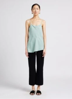 THEORY DRAPE SLIP CAMI - Top Met Schouderbandjes | Grijs -MORGAN Verkoop 4009914