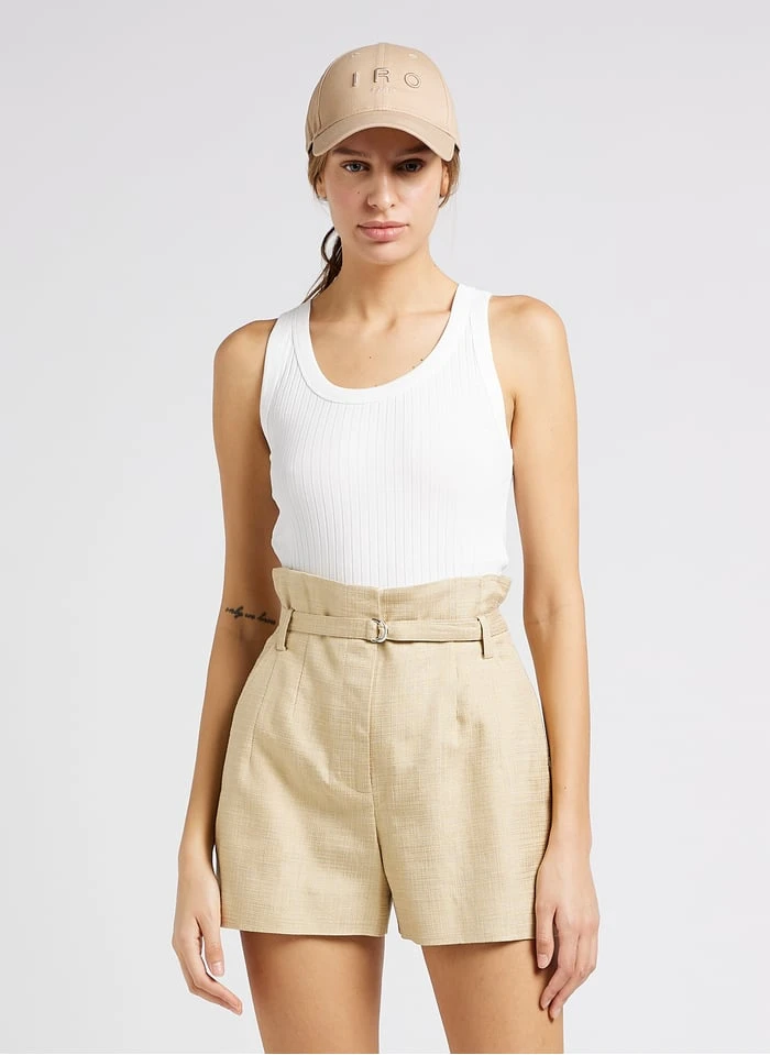 IRO DIAN - Short Met Hoge Taille | Bruin 6 IRO DIAN - Short Met Hoge Taille | Bruin - Afbeelding 4