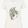 Ikks T-shirt Van Biokatoen Met Print | Wit 1 Ikks T-shirt Van Biokatoen Met Print | Wit -MORGAN Verkoop 4021479
