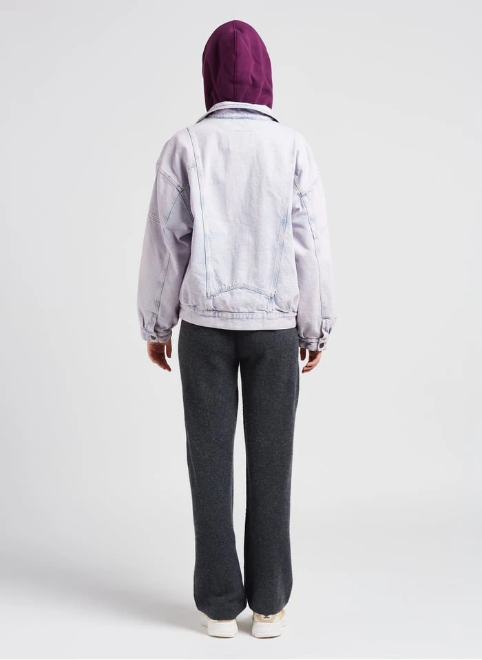 American Vintage DAMSVILLE - Wijde Broek Wolblend | Grijs 9 American Vintage DAMSVILLE - Wijde Broek Wolblend | Grijs - Afbeelding 7