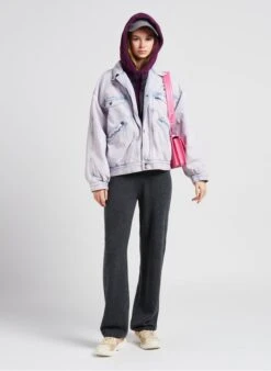 American Vintage DAMSVILLE - Wijde Broek Wolblend | Grijs 27 American Vintage DAMSVILLE - Wijde Broek Wolblend | Grijs -MORGAN Verkoop 4022172