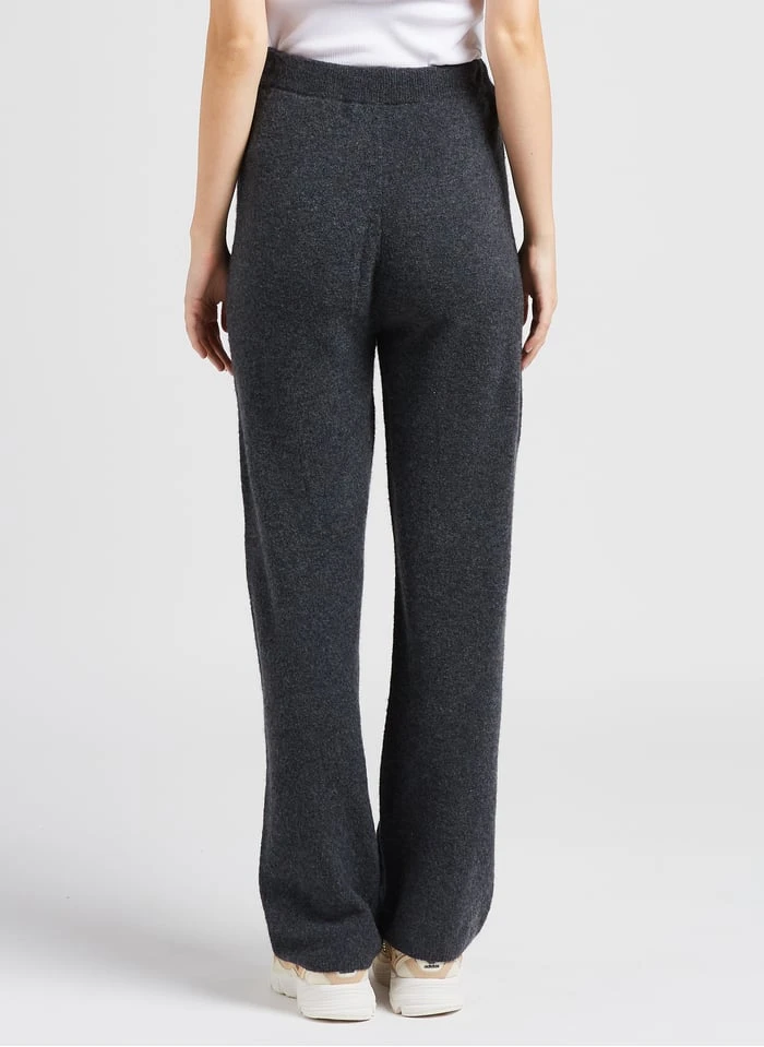 American Vintage DAMSVILLE - Wijde Broek Wolblend | Grijs 4 American Vintage DAMSVILLE - Wijde Broek Wolblend | Grijs - Afbeelding 2