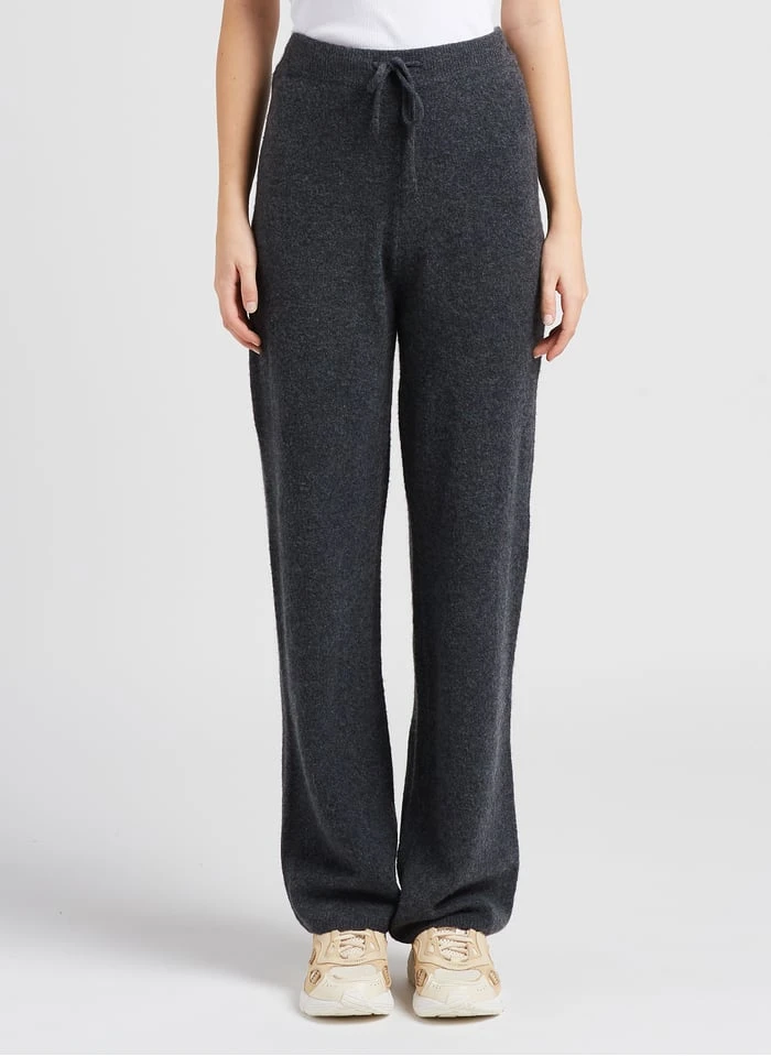 American Vintage DAMSVILLE - Wijde Broek Wolblend | Grijs 3 American Vintage DAMSVILLE - Wijde Broek Wolblend | Grijs