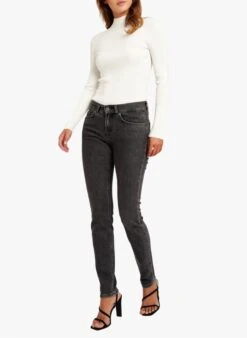 KOOKAI Slim-fit Jeans Van Katoenmix | Grijs -MORGAN Verkoop 4025130