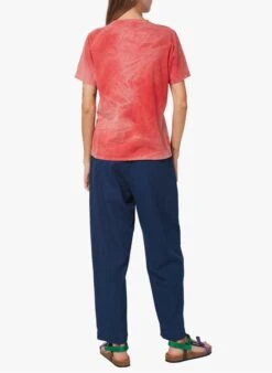 Bobo Choses Recht T-shirt Van Biokatoen | Rood -MORGAN Verkoop 4025162