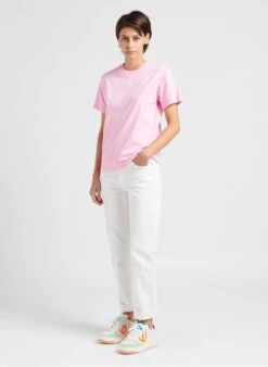 ADIDAS Recht, Katoenen T-shirt | Roze -MORGAN Verkoop 4033023