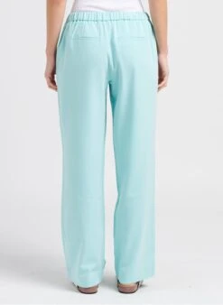 MOSS COPENHAGEN FANILLA - Soepelvallende, Rechte Broek | Blauw -MORGAN Verkoop 4033058
