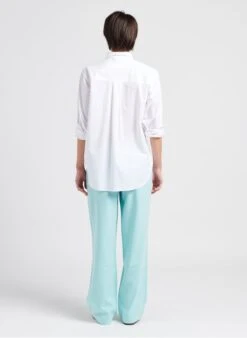 MOSS COPENHAGEN FANILLA - Soepelvallende, Rechte Broek | Blauw -MORGAN Verkoop 4033069