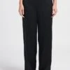 MOSS COPENHAGEN BARIA - Wijde Broek Met Hoge Taille | Zwart -MORGAN Verkoop 4033078