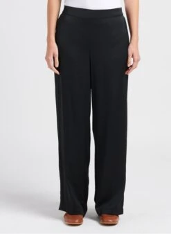 Nieuwe uitgaven 1 MOSS COPENHAGEN BARIA - Wijde Broek Met Hoge Taille | Zwart