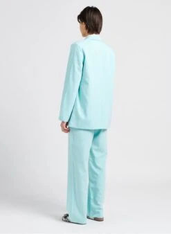 MOSS COPENHAGEN FANILLA - Soepelvallende, Rechte Broek | Blauw -MORGAN Verkoop 4033079