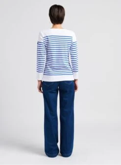 CLOSED ARIA - Flared Jeans Met Hoge Taille Van Katoenmix | Blauw -MORGAN Verkoop 4033162