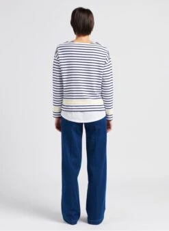 CLOSED ARIA - Flared Jeans Met Hoge Taille Van Katoenmix | Blauw -MORGAN Verkoop 4033185