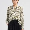 Scotch And Soda Oversized Blouse Met Print | Veelkleurig -MORGAN Verkoop 4033275