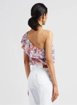 ZITA - Top Met Print En Volants | Veelkleurig -MORGAN Verkoop 4038686