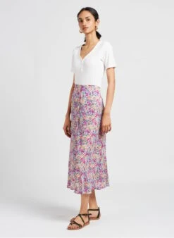 DIEGO - Strakke Top Met V-hals | Wit -MORGAN Verkoop 4038709