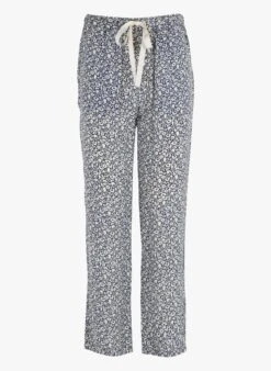 JAROD - Wijde Broek Met Print | Blauw -MORGAN Verkoop 4040074