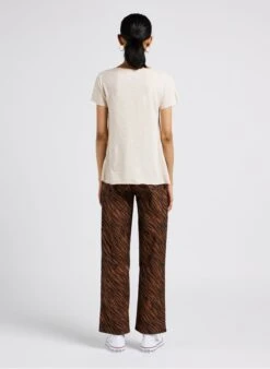 Samsoe Samsoe Susanna - Rechte Broek Met Print Katoenblend | Veelkleurig -MORGAN Verkoop 4044072