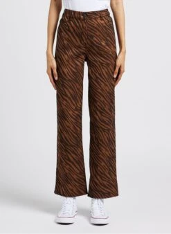 Samsoe Samsoe Susanna - Rechte Broek Met Print Katoenblend | Veelkleurig