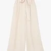 Tara Jarmon PYLA - Wijde Broek Met Hoge Taille | Wit 1 Tara Jarmon PYLA - Wijde Broek Met Hoge Taille | Wit -MORGAN Verkoop 4045004